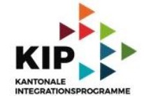 Das KIP-Logo für die kantonalen Integrationsprogramme.